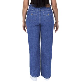 Foto 2 | Pantalón Recto Britos Jeans Mujer Mezclilla Azul 025703