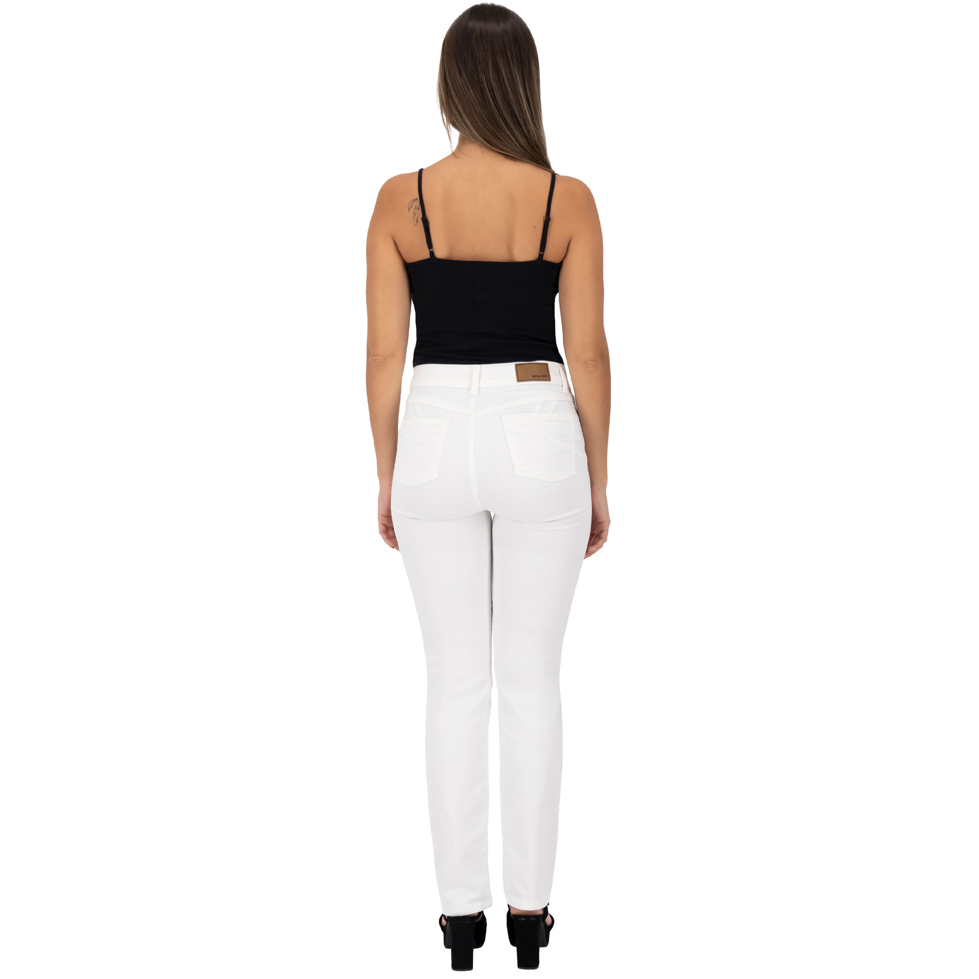 Foto 4 | Pantalón Recto Britos Jeans Mujer Mezclilla 025727