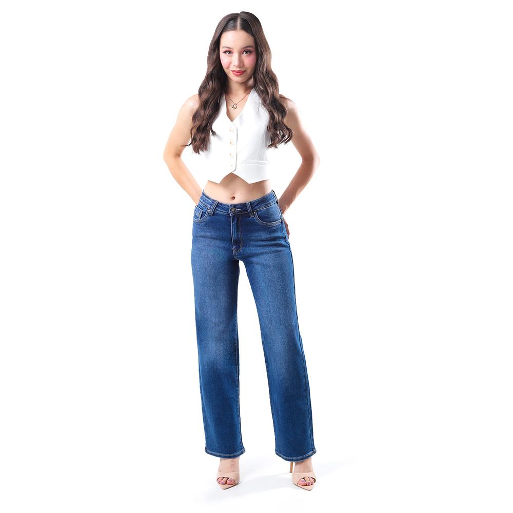 Foto 1 | Jeans De Corte Recto /juvenil  3840 (azul Medio) Azul
