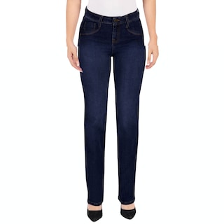 Foto 1 | Pantalón Recto Britos Jeans Mujer Mezclilla Azul 025714