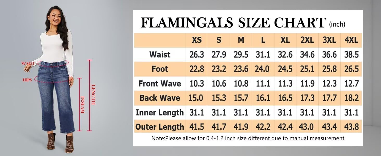 Foto 7 | Pantalones Vaqueros Anchos Flamingals Para Mujer  Cintura Media  Holgados  Color Azul S - Venta Internacional.