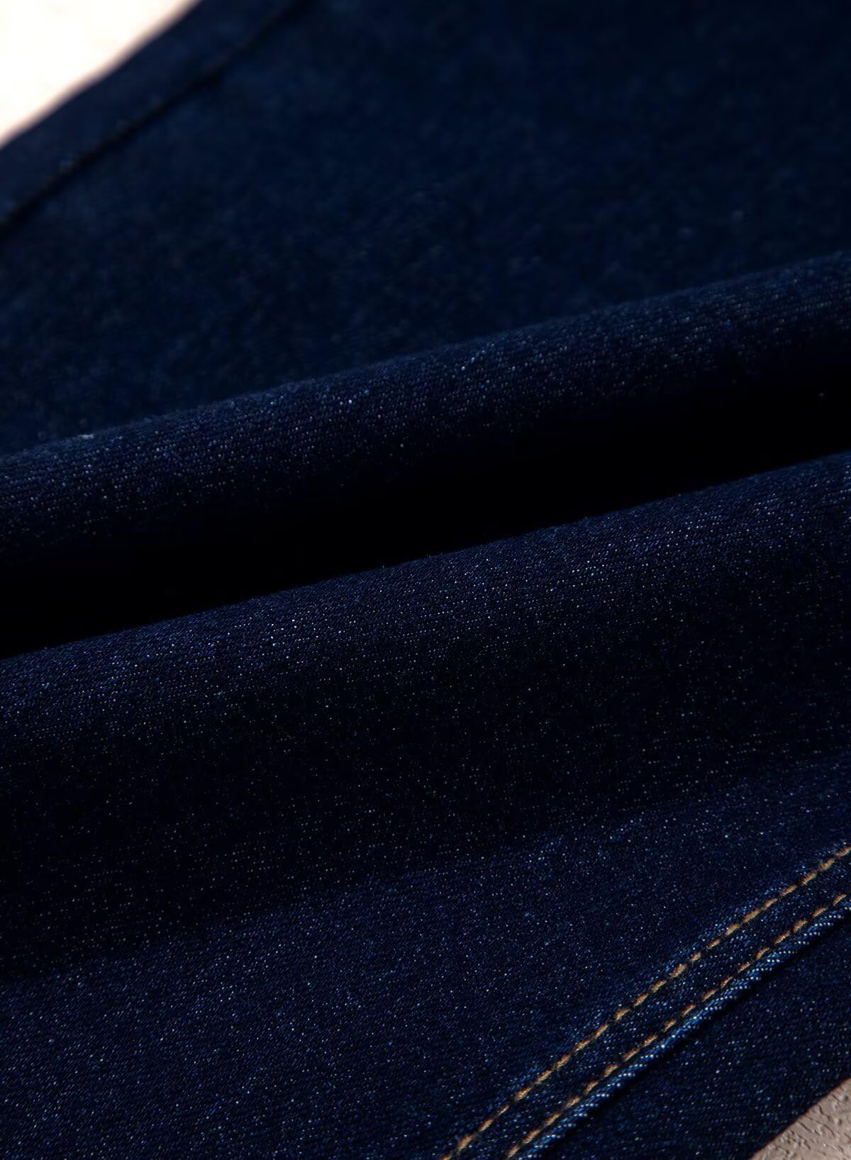Foto 6 pulgar | Jeans Astylish Para Mujer  Cintura Alta  Pernera Ancha  Azul Marino - Venta Internacional.