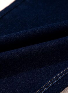Foto 5 | Jeans Astylish Para Mujer Cintura Alta Pernera Ancha Azul Marino - Venta Internacional.