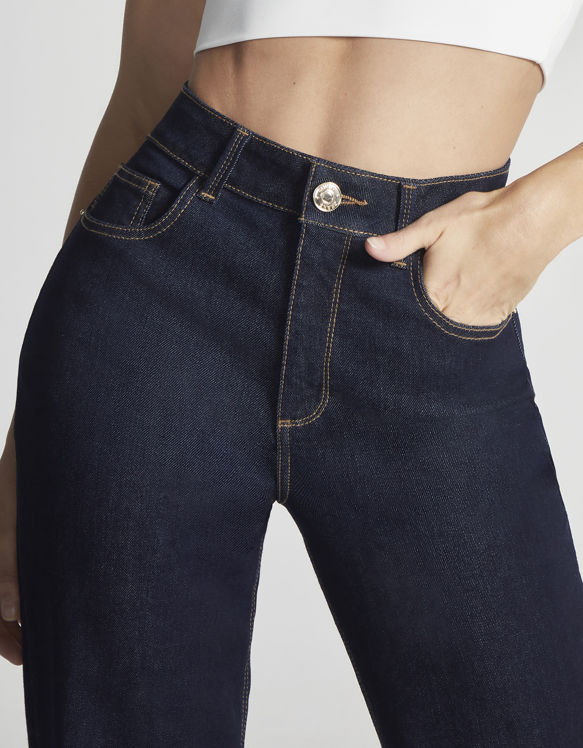 Foto 3 | Jeans Mujer Recto Cintura Super Alta 0075indi Seven Jeans