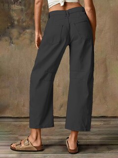 Foto 5 | Jeans Flamingals Para Mujer Cintura Media Corte Recto Talla M - Venta Internacional.