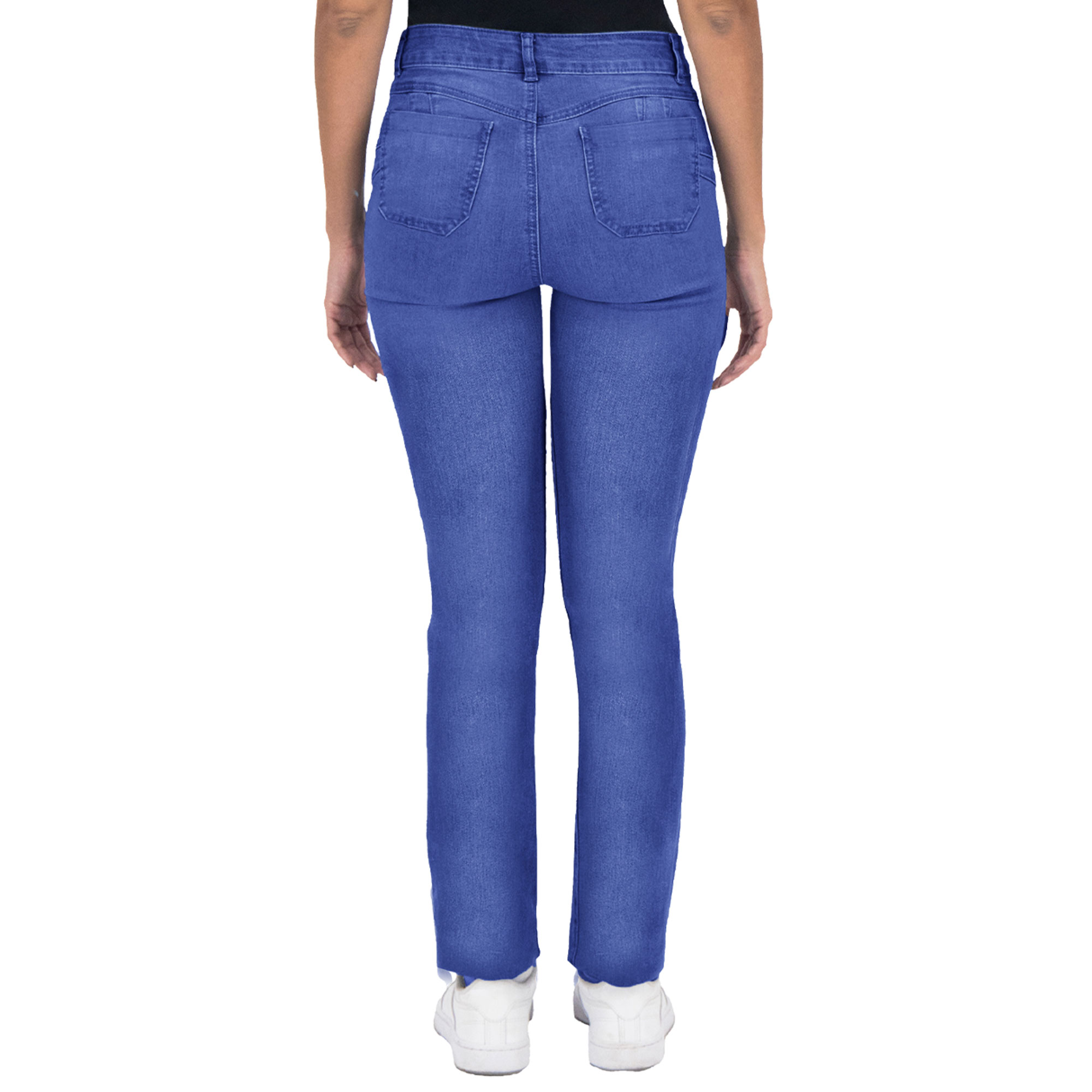 Foto 3 pulgar | Pantalón Recto Britos Jeans Mujer Mezclilla Azul 025702
