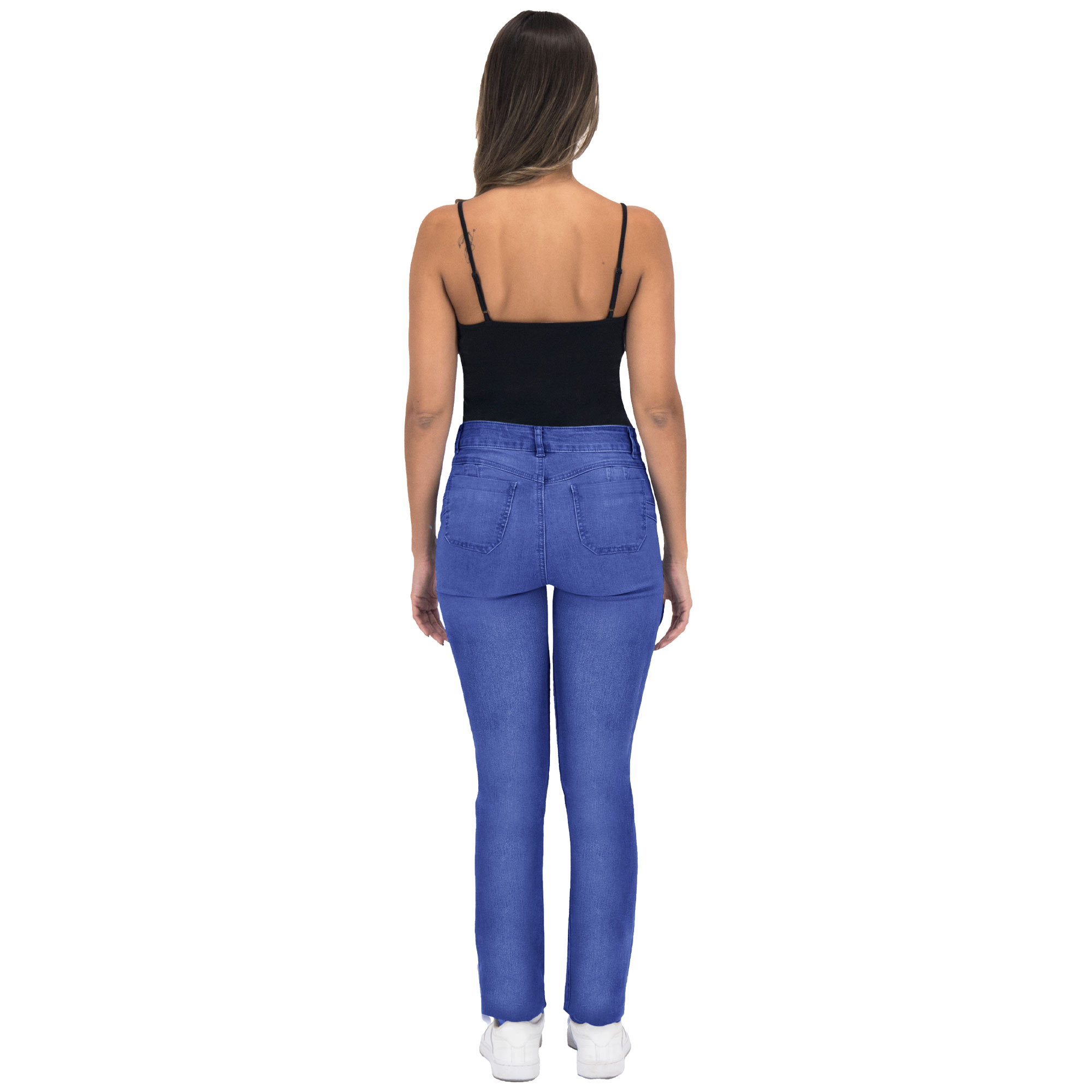 Foto 5 pulgar | Pantalón Recto Britos Jeans Mujer Mezclilla Azul 025702