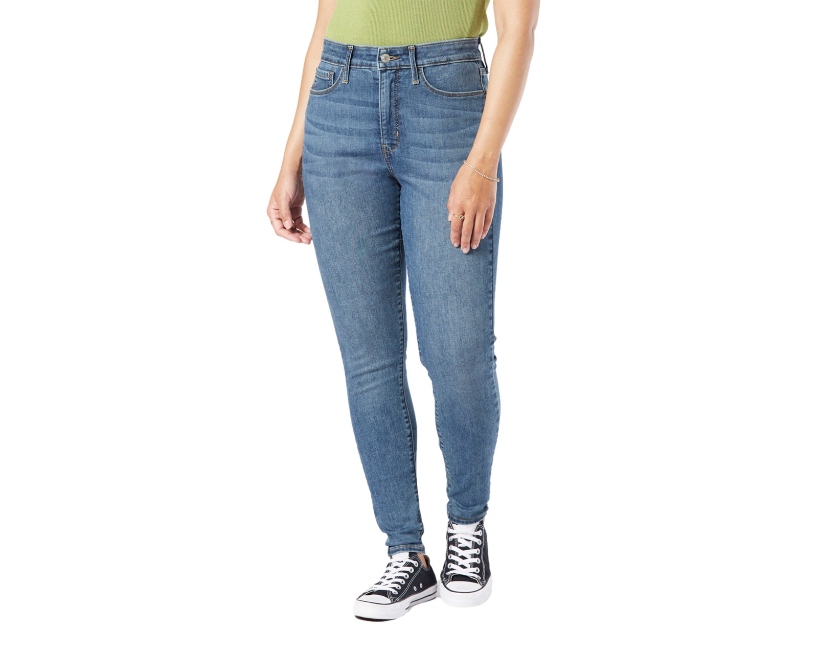 Jeans Sculpting Ultra High-rise Super Skinny Denizen 59810-0017 color Azul