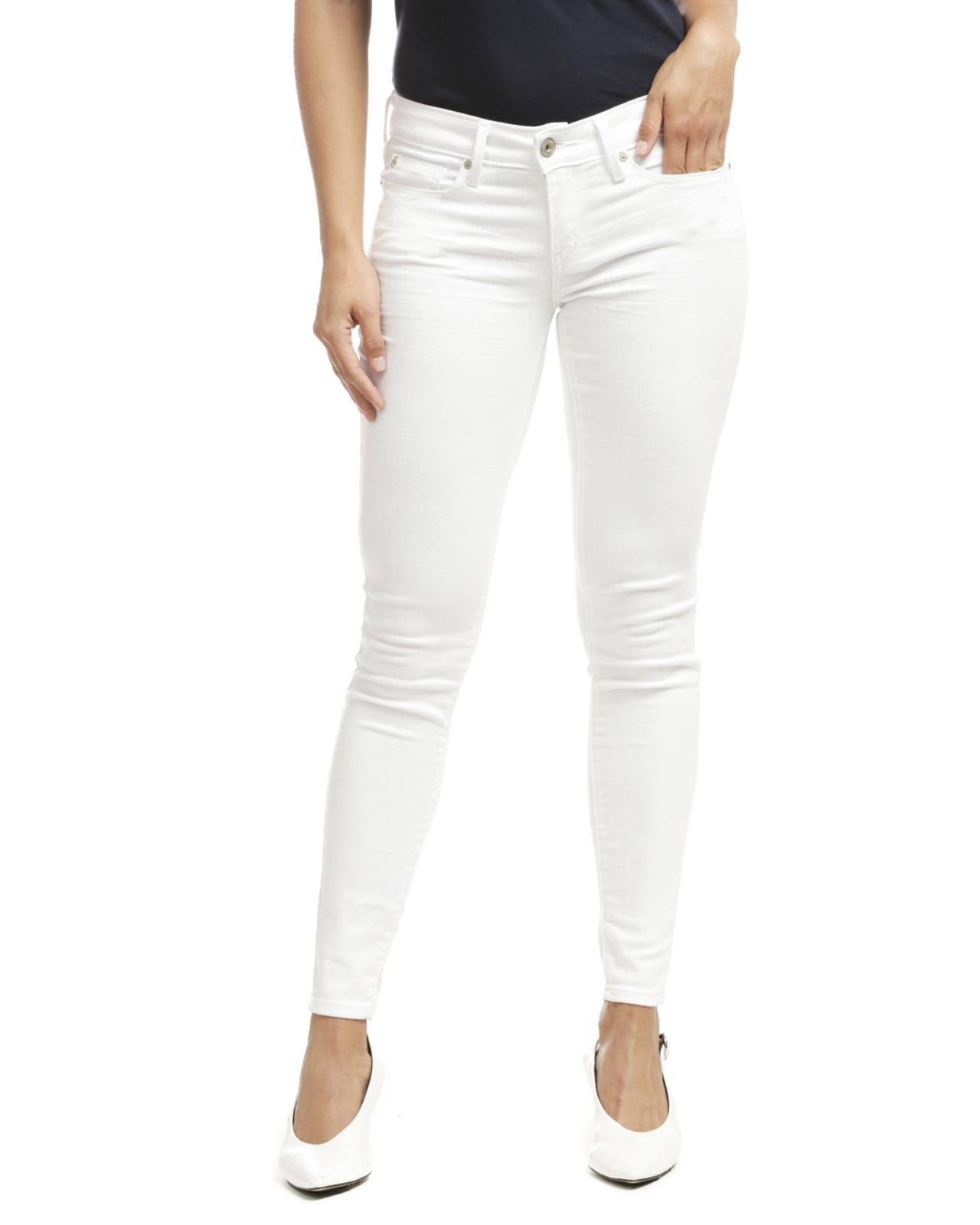 Foto 2 pulgar | Jegging L.s Denizen 32897-0064 color Blanco para Mujer