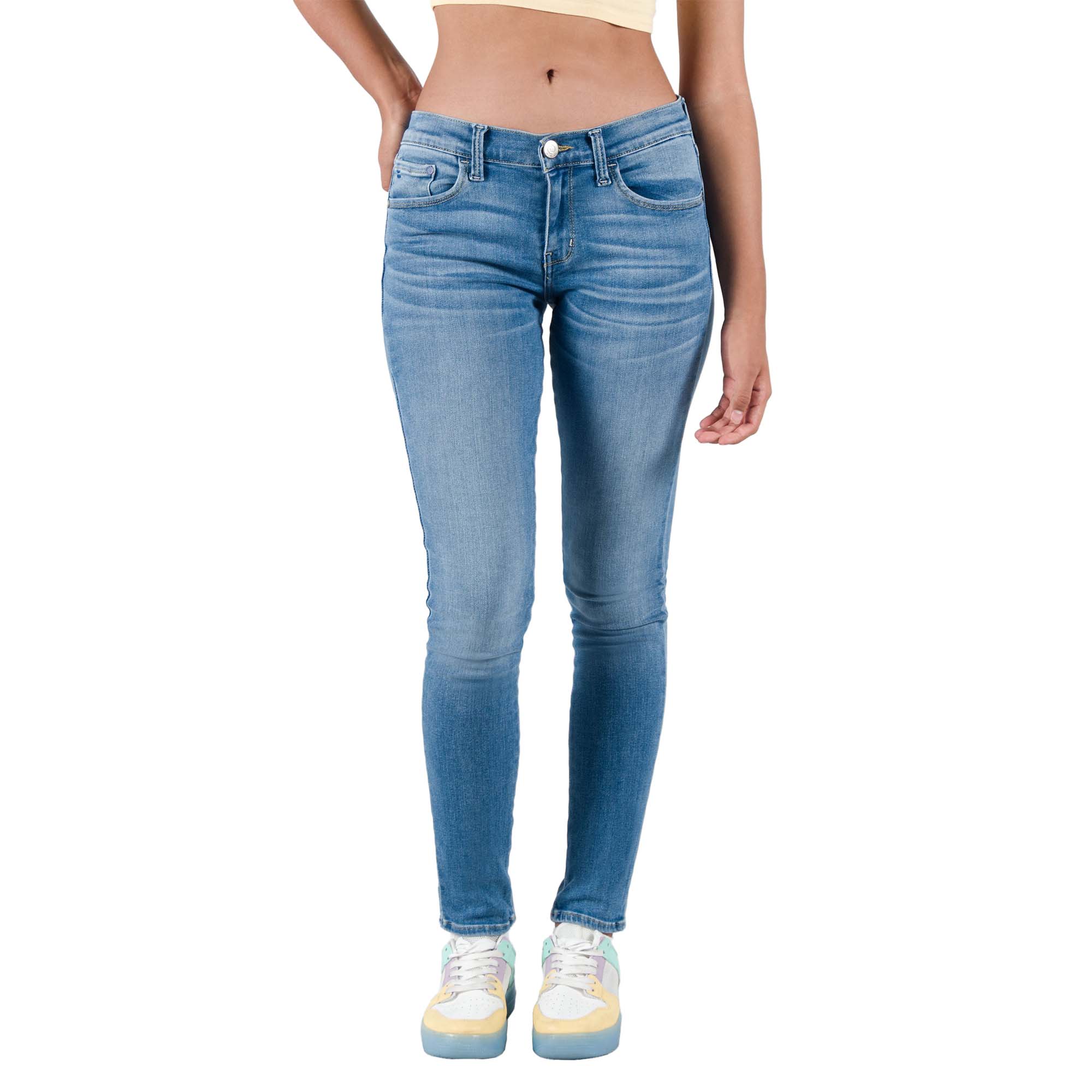 Jeans Oggi 2212103 Mezclilla color Azul Claro para Mujer