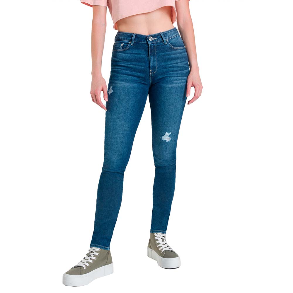 Jeans Oggi 2222106 Mezclilla color Azul para Mujer