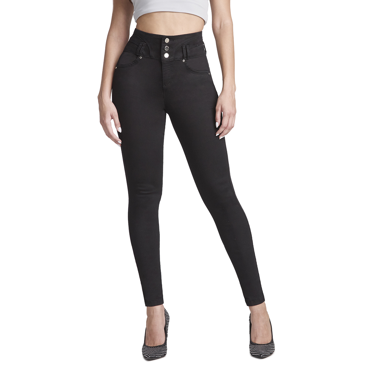 Foto 2 pulgar | Jeans Mezclilla Mujer Pantalon Lipojeans Super Skinny Colombiano Push Up Seven Jeans