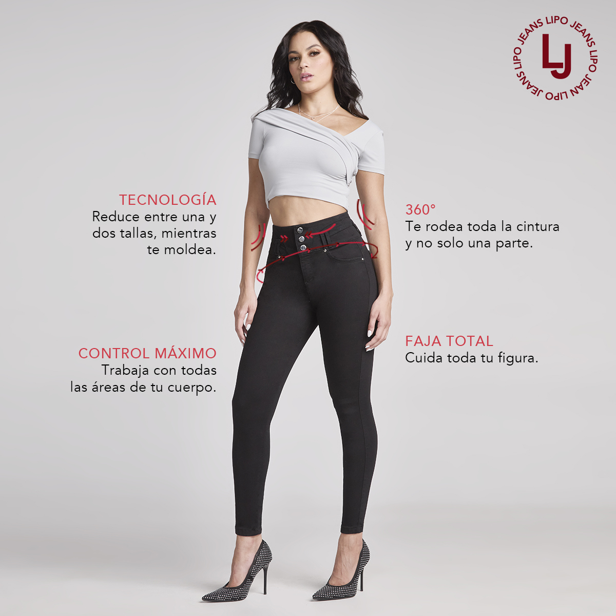 Foto 7 pulgar | Jeans Mezclilla Mujer Pantalon Lipojeans Super Skinny Colombiano Push Up Seven Jeans