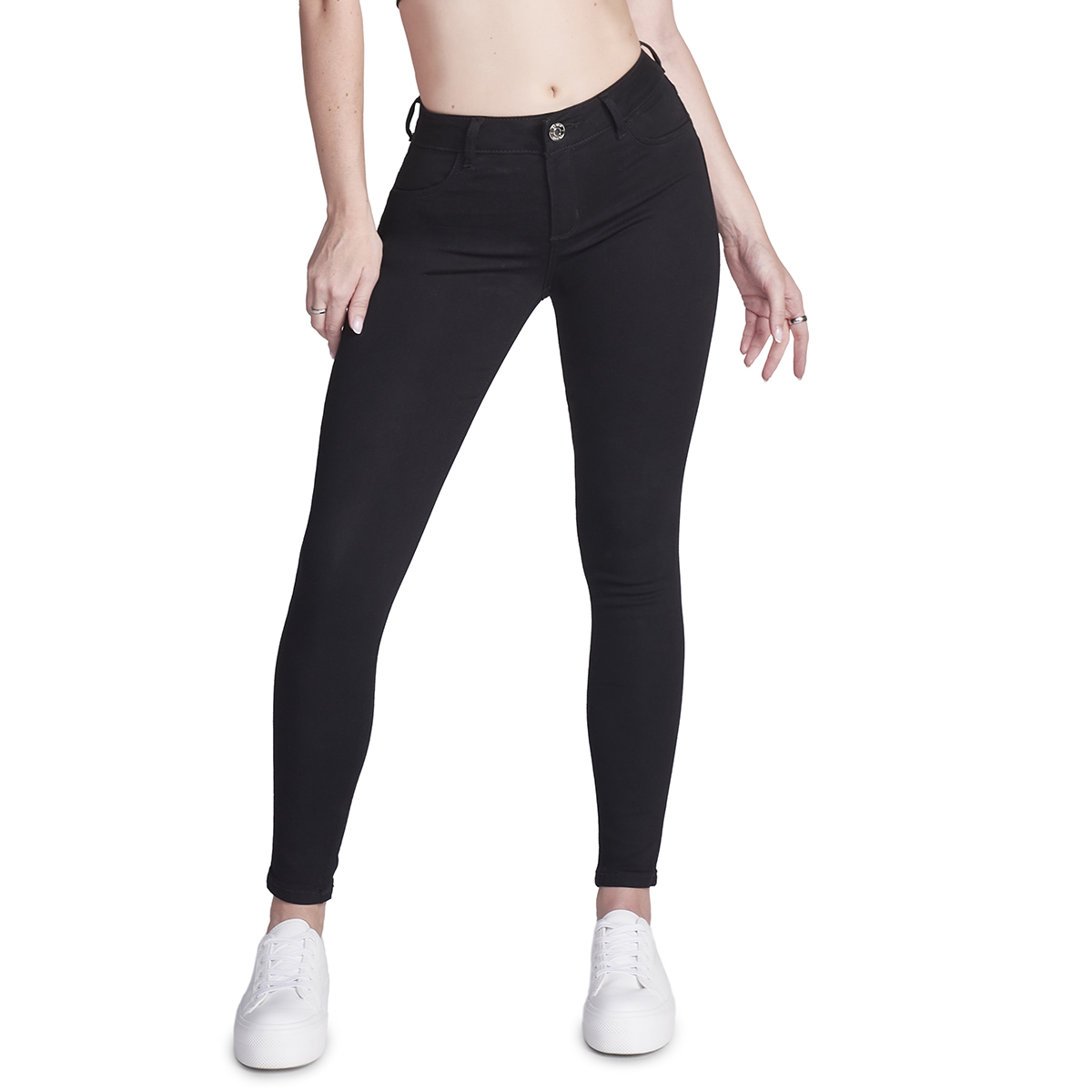 Foto 2 pulgar | Jeans Mezclilla Mujer Super Skinny Colombiano Push Up Seven Jeans