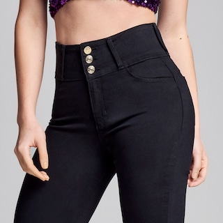 Foto 3 | Jeans Mezclilla Mujer Super Skinny Colombiano Push Up Seven Jeans