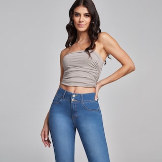 Foto 7 | Jeans Mezclilla Mujer Super Skinny Colombiano Push Up Seven Jeans