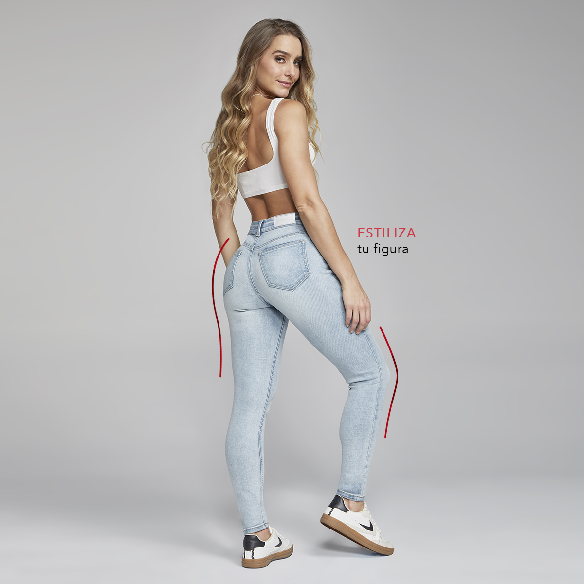 Foto 7 pulgar | Jeans Mujer Pantalon  Super Skinny Cintura Alta Levanta Pompa Seven Jeans 4215stcl