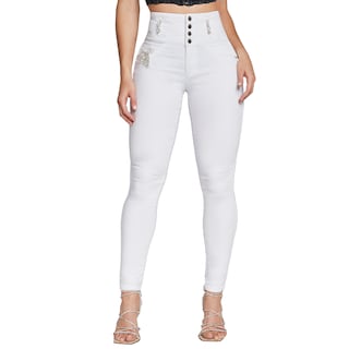 Foto 1 | Jeans Mujer Super Skinny Colombiano Push Up Buenissima Seven Jeans