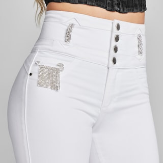 Foto 3 | Jeans Mujer Super Skinny Colombiano Push Up Buenissima Seven Jeans