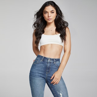 Foto 7 | Jeans Mujer Super Skinny Cintura Alta Stretch Seven Jeans