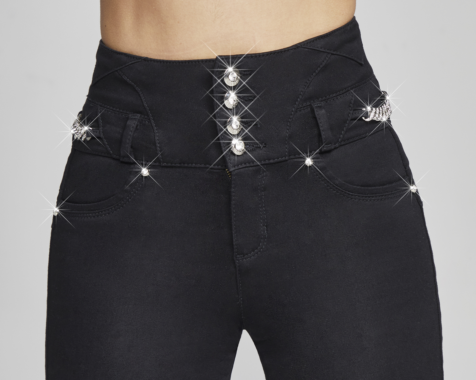 Foto 4 | Jeans Mujer Super Skinny Colombiano Push Up Buenissima Seven Jeans