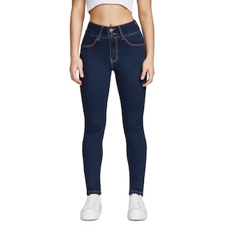 Foto 1 | Jeans Super Skinny Mujer Push Up Cintura Medio Seven Jeans 1170