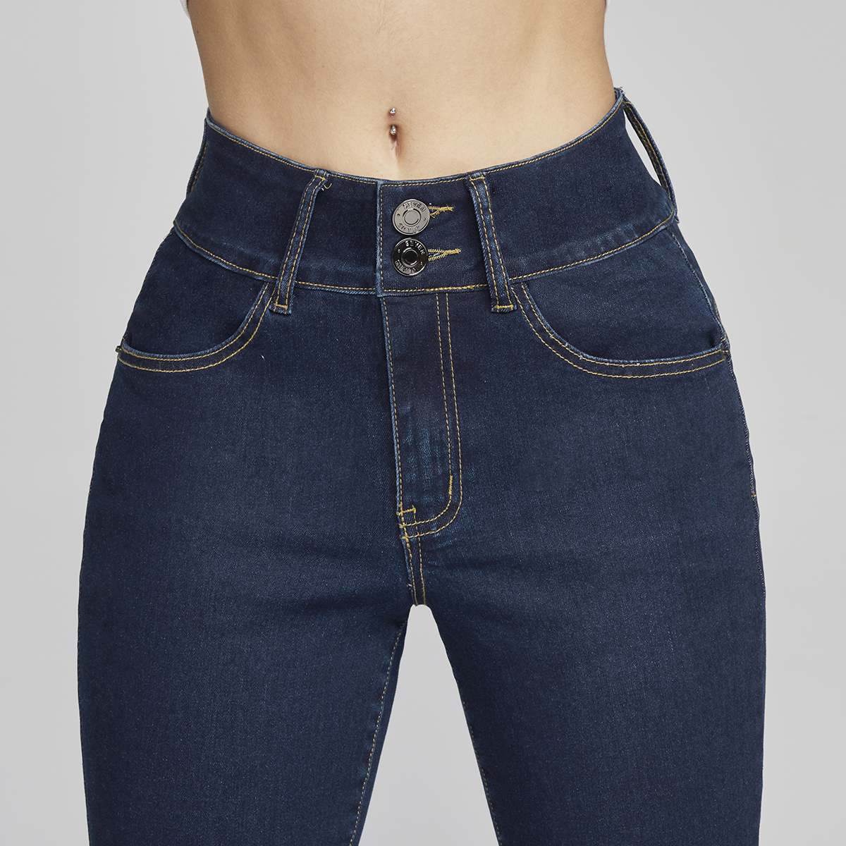Foto 4 pulgar | Jeans Super Skinny Mujer Push Up Cintura Medio Seven Jeans 1170