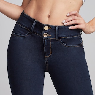 Foto 3 | Jeans Super Skinny Mujer Push Up Cintura Media Seven Jeans 1170indi