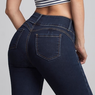 Foto 4 | Jeans Super Skinny Mujer Push Up Cintura Media Seven Jeans 1170indi