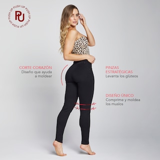 Foto 6 | Jeans Super Skinny Mujer Push Up Cintura Alta Seven Jeans 0118ngro