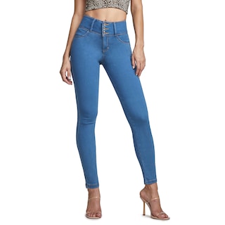 Foto 1 | Jeans Super Skinny Mujer Push Up Cintura Alta Seven Jeans 0117stme
