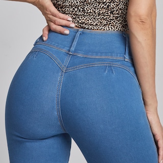 Foto 4 | Jeans Super Skinny Mujer Push Up Cintura Alta Seven Jeans 0117stme