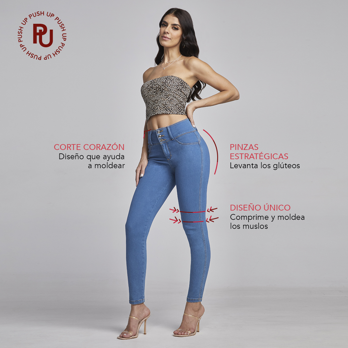 Foto 7 pulgar | Jeans Super Skinny Mujer Push Up Cintura Alta Seven Jeans 0117stme