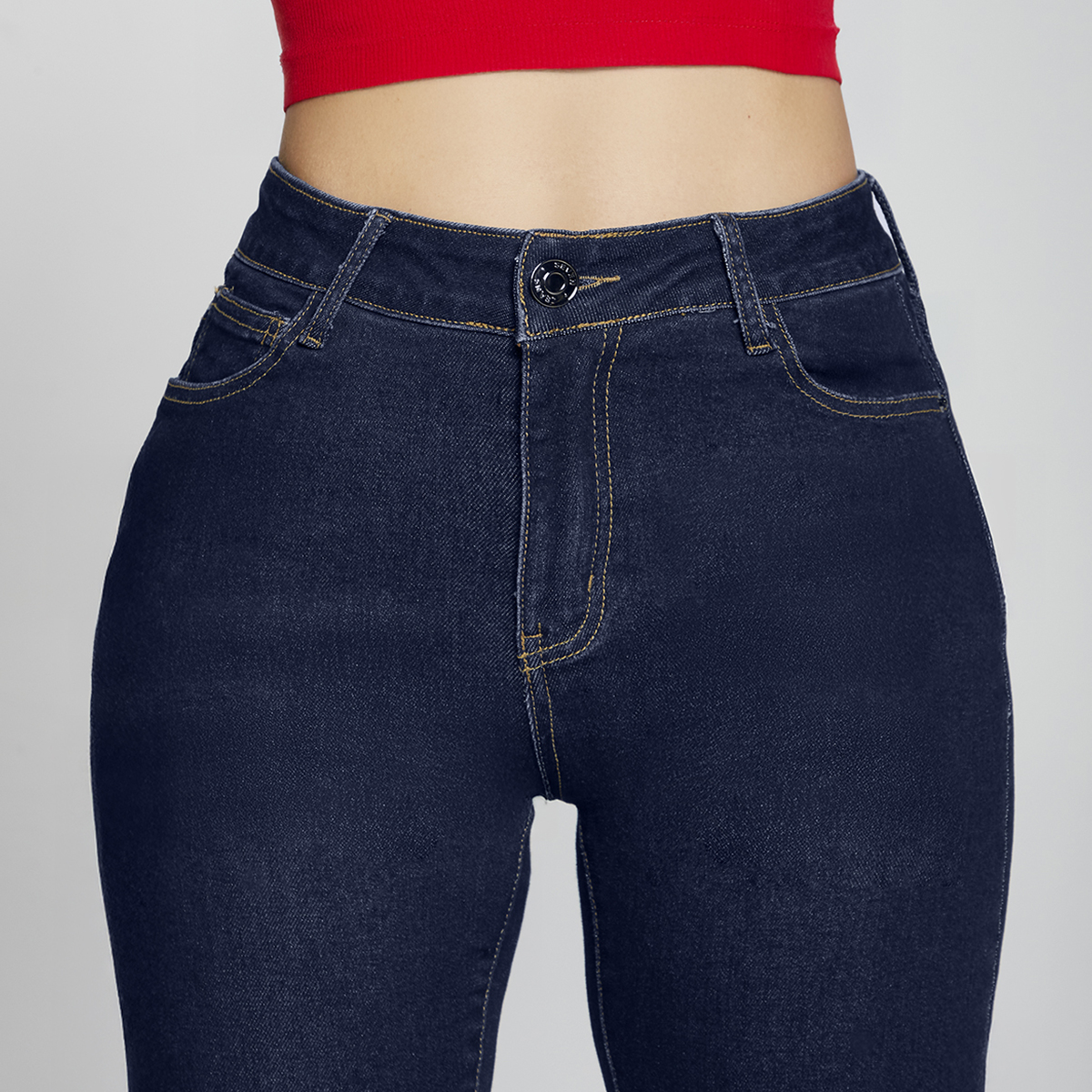 Foto 4 pulgar | Jeans Mujer Super Skinny Push Up Cintura Alta 7032indi