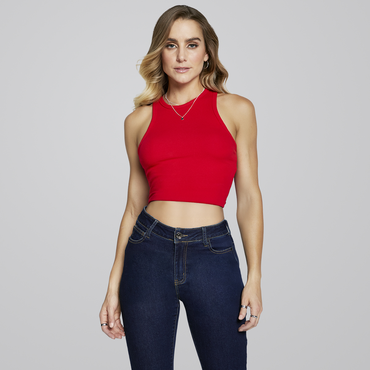 Foto 7 | Jeans Mujer Super Skinny Push Up Cintura Alta 7032indi