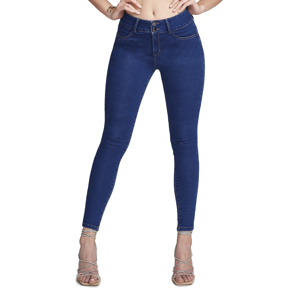 Jeans Mujer Super Skinny Push Up Cintura Alta 1170stme