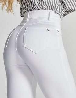Foto 4 | Jeans Mujer Super Skinny Cintura Alta 4226blco Seven Jeans