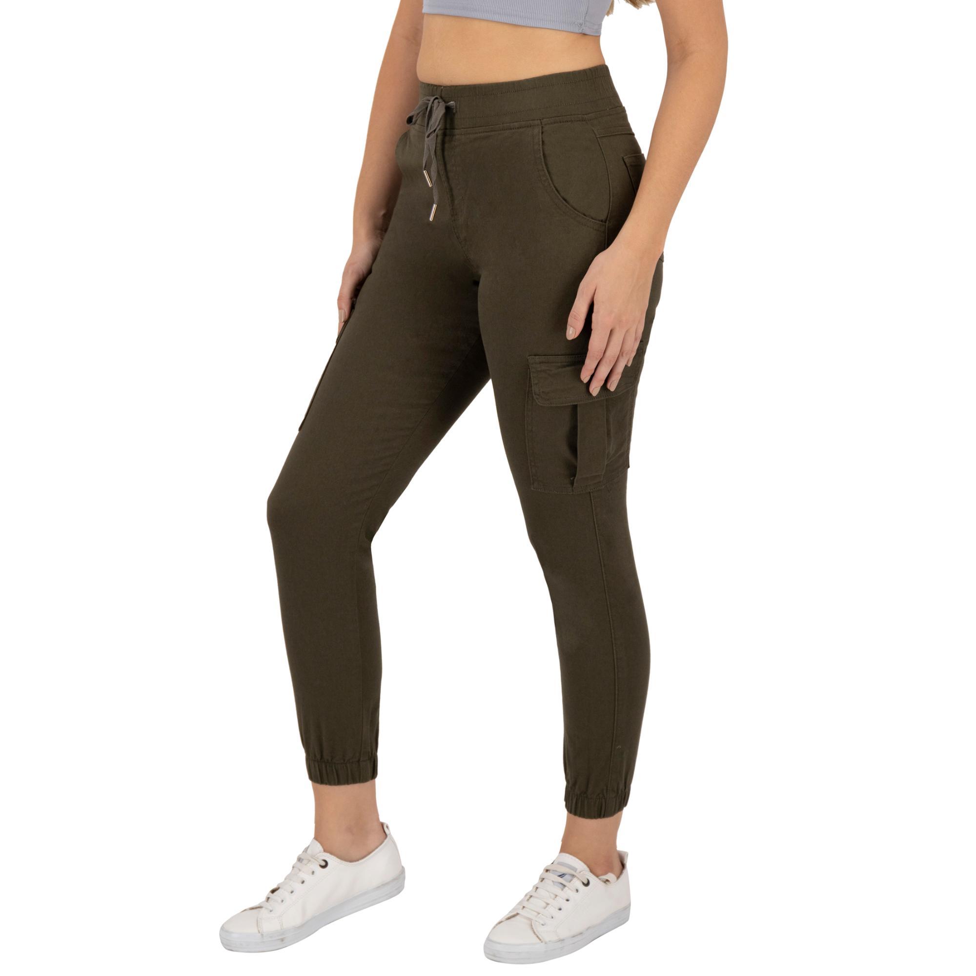 Foto 2 pulgar | Pantalón Britos Jeans Mujer Jogger Verde Militar 024835