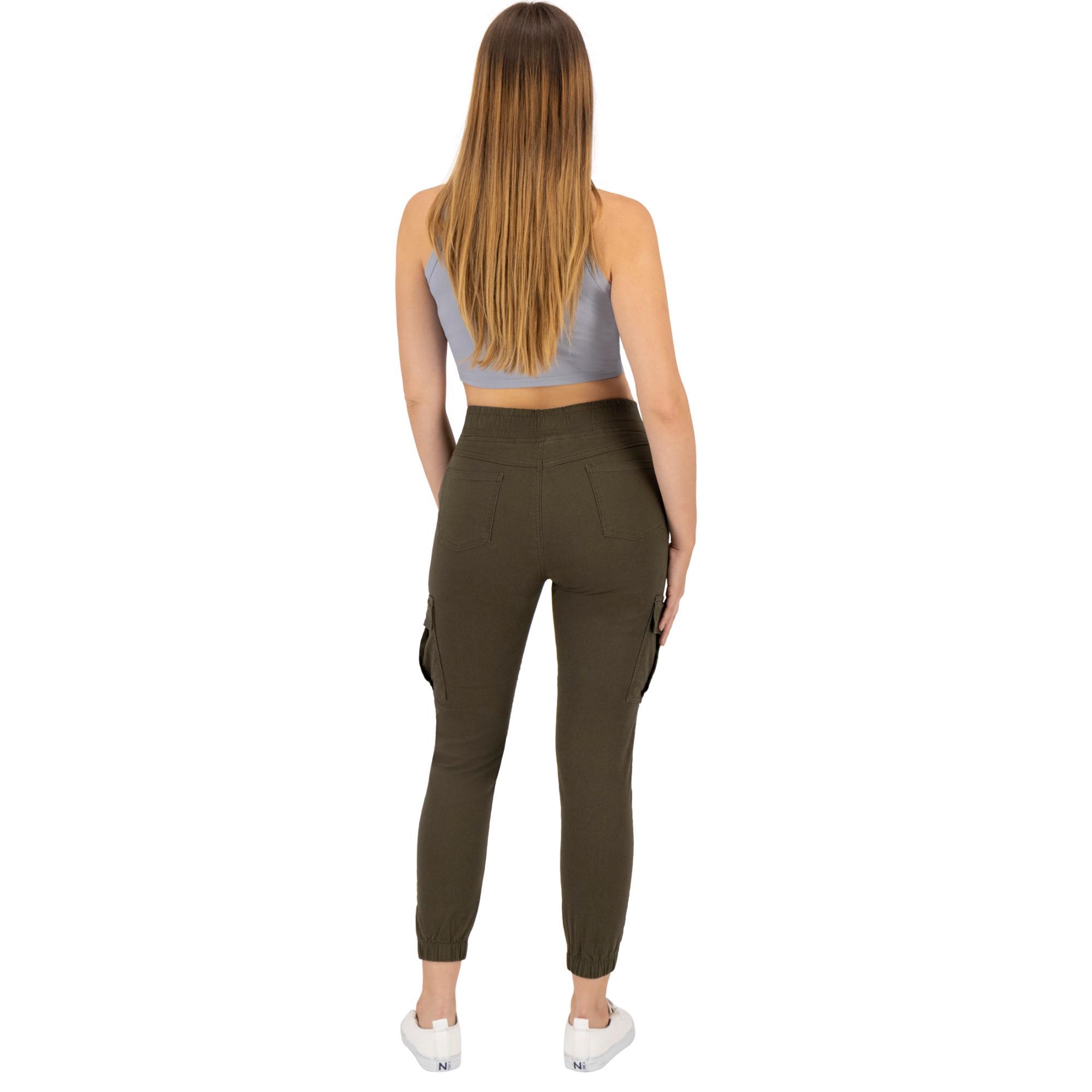 Foto 5 | Pantalón Britos Jeans Mujer Jogger Verde Militar 024835