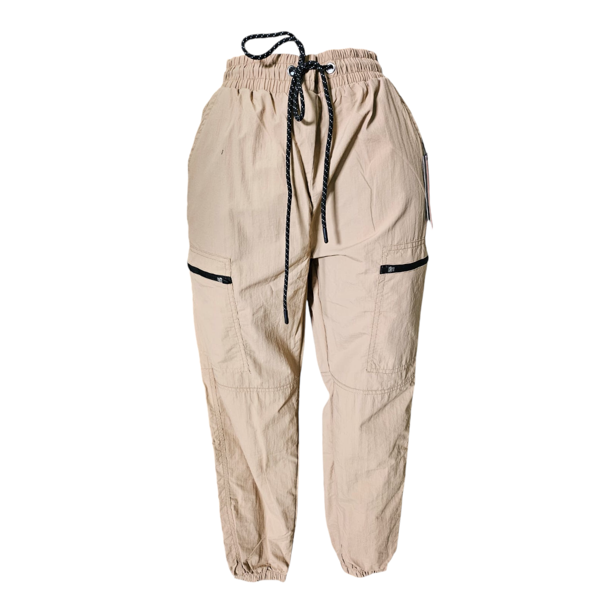 Foto 2 pulgar | Pantalón Jogger Color Beige Para Dama Iris Los Angeles