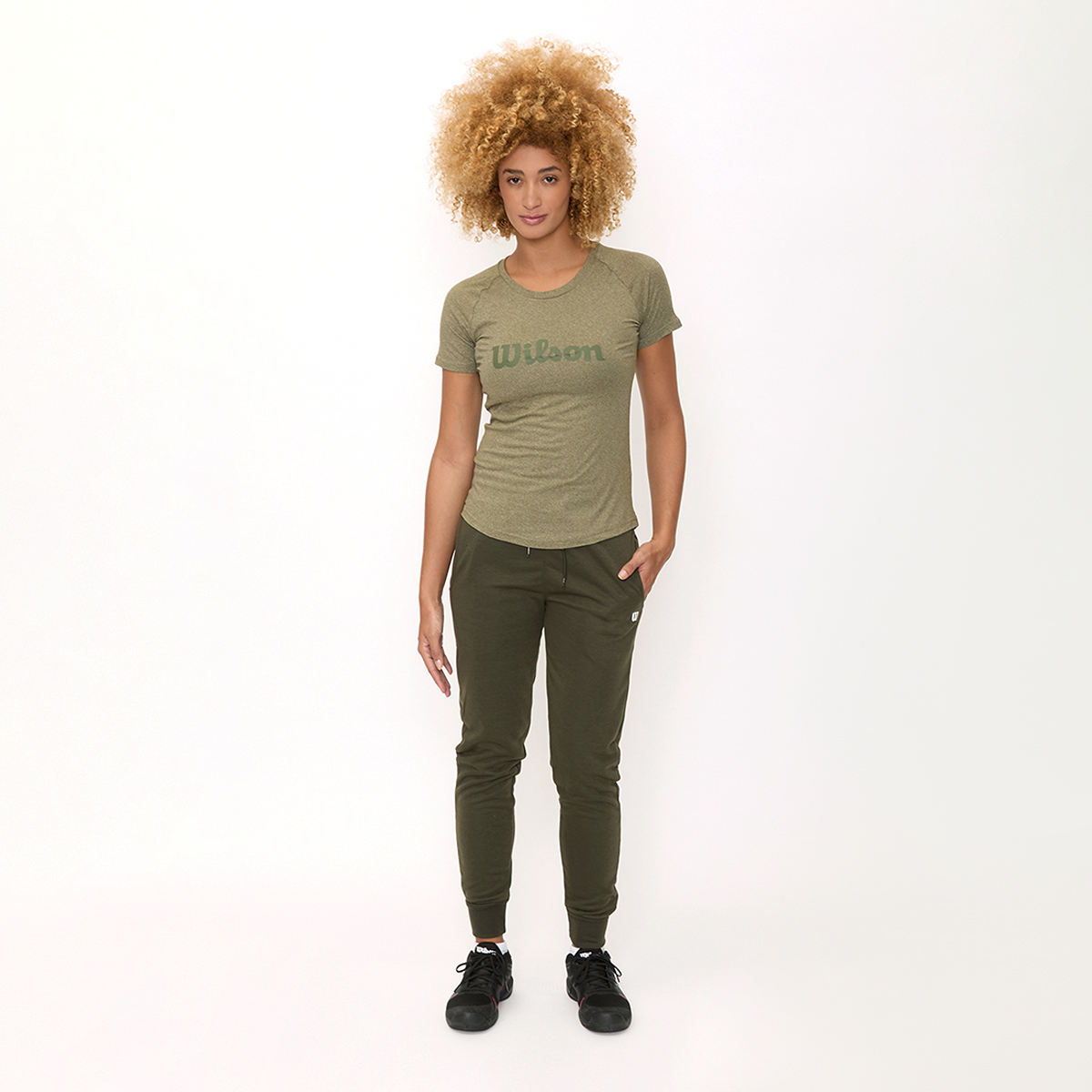 Foto 6 pulgar | Pantalón Jogger Wilson French Terry para Mujer