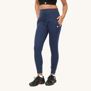 Foto 2 | Jogger Wilson French Terry Azul para Mujer