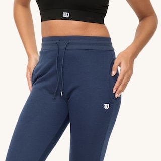 Foto 3 | Jogger Wilson French Terry Azul para Mujer