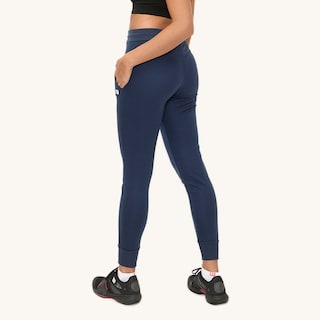 Foto 4 | Jogger Wilson French Terry Azul para Mujer