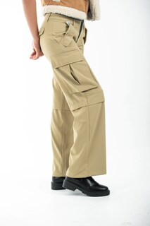 Foto 3 | Pantalon De Dama Tipo Cargo Jogger Estilo Urbano