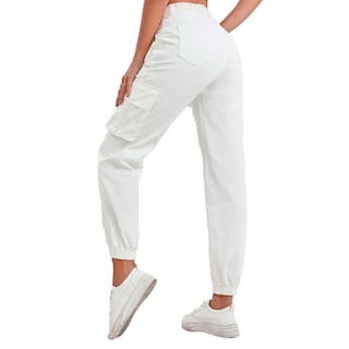 Foto 2 | Pantalón Jogger Britos Jeans Mujer Gabardina Blanco 024836
