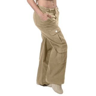Foto 3 | Pantalón Cargo Britos Jeans Mujer Gabardina 024814