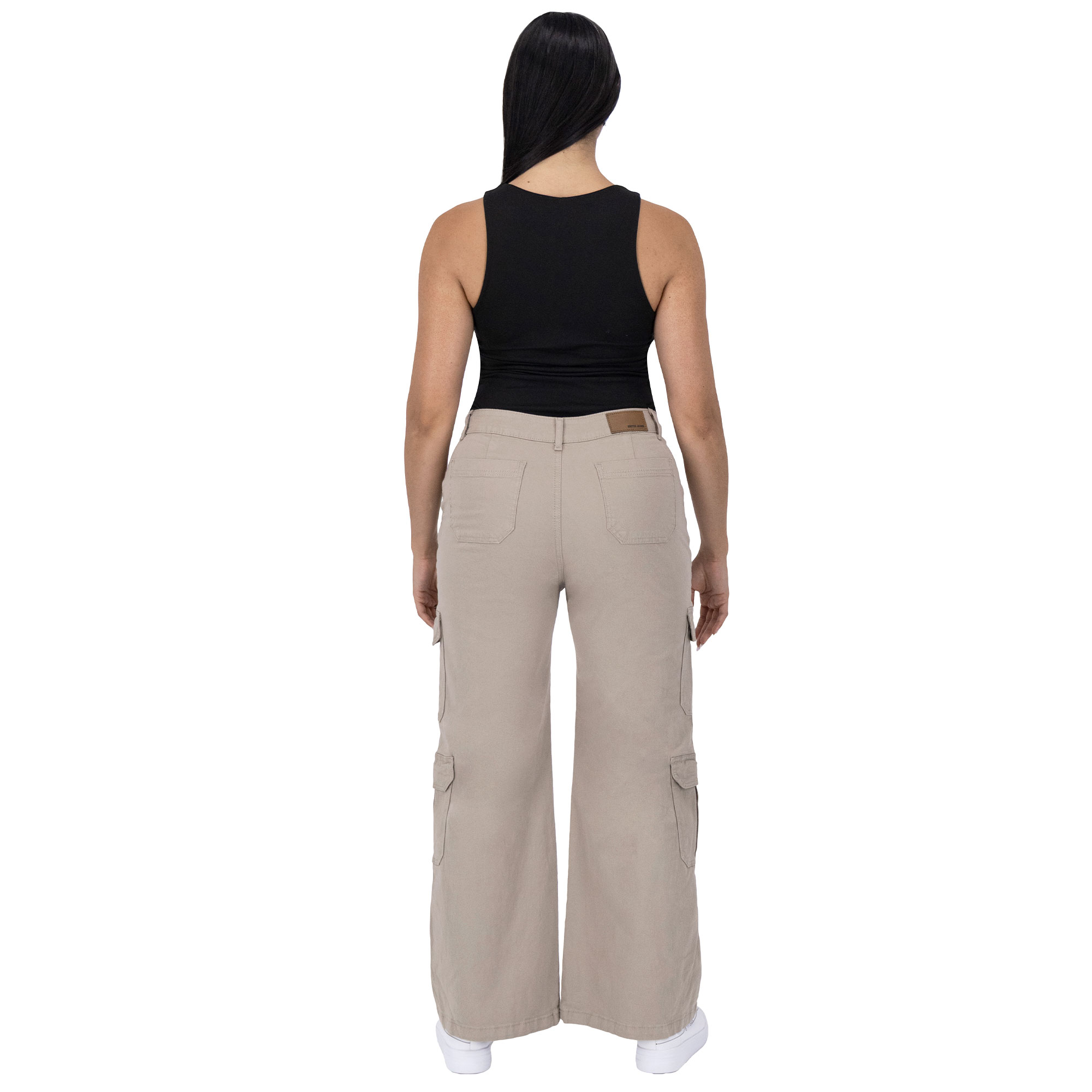 Foto 5 pulgar | Pantalón Cargo Britos Jeans Gabardina 024814 para Mujer