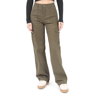 Foto 1 | Pantalón Cargo Lady Twill High Waist Para Mujer