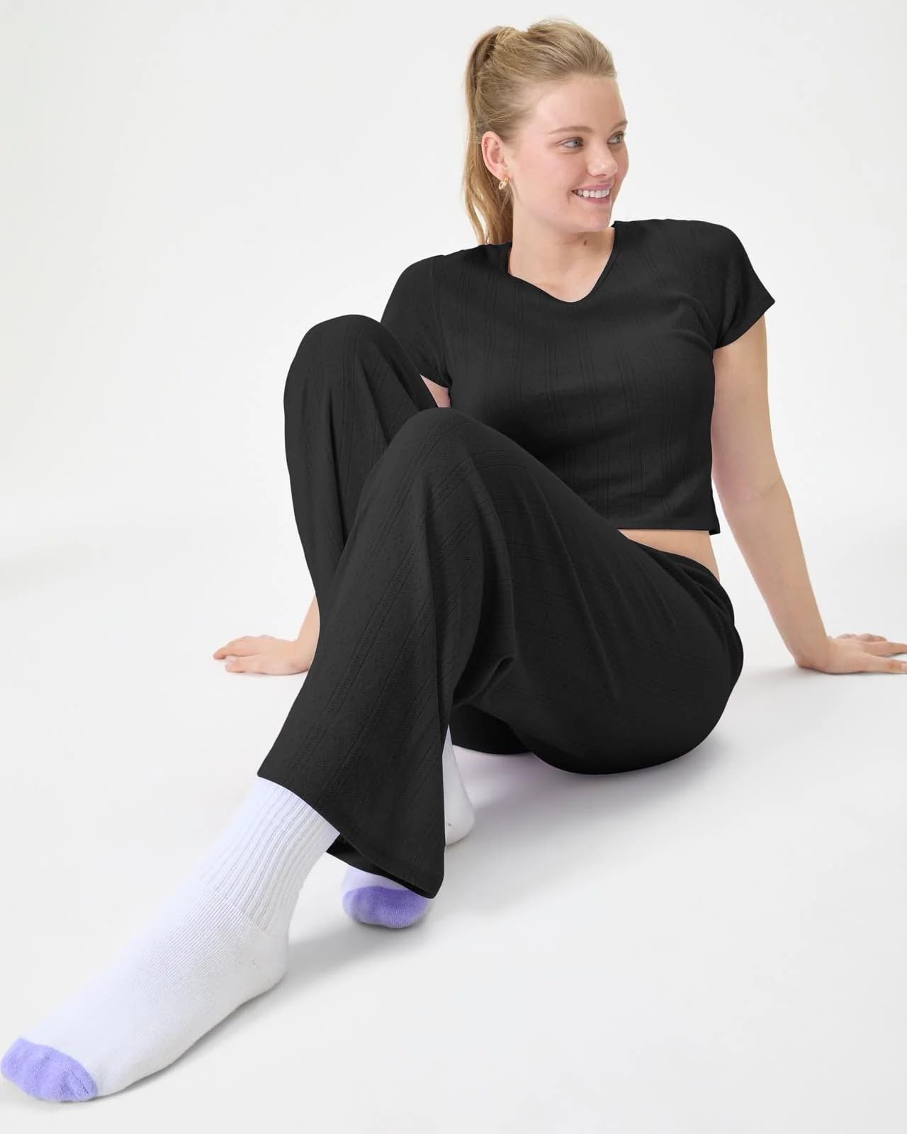 Foto 5 pulgar | Pantalón Florence By Mills Cozy Crush Sweet Pointelle Para Mujer - Venta Internacional.